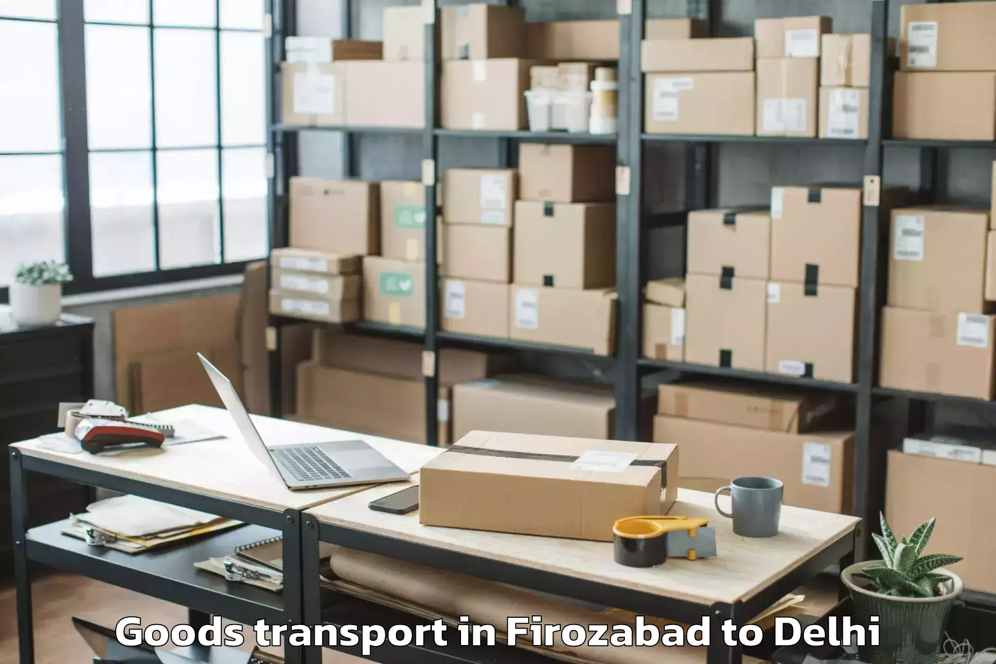 Leading Firozabad to Jhilmil Goods Transport Provider